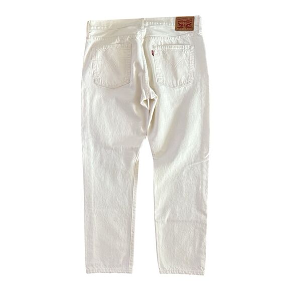 Levi's 501 Jeans Mens Size 30x32 501‎ CT Customized Tapered Distressed White - Picture 2 of 12